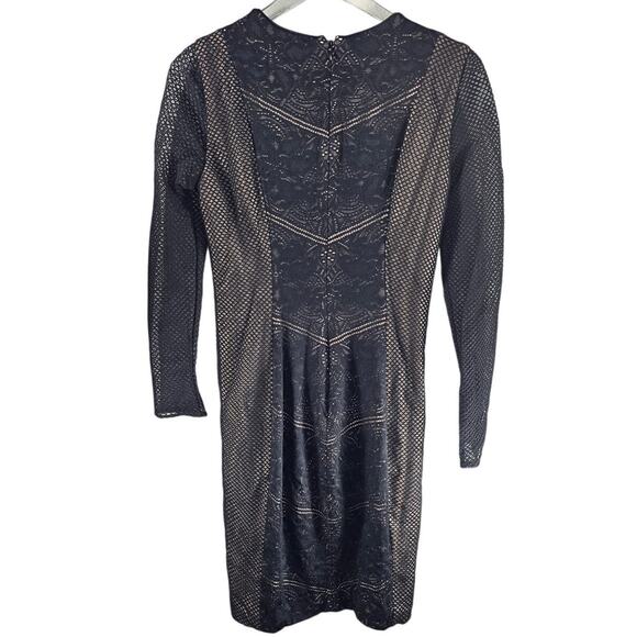 Dress The Population Tori Lace Overlay Body-Con Dress Size M - Picture 2 of 7